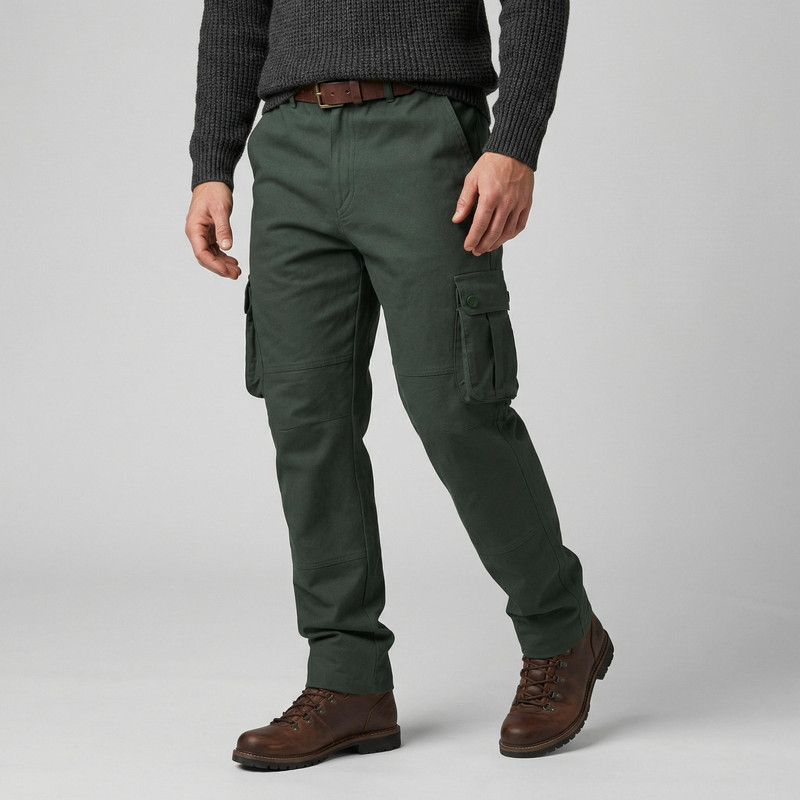 شلوار کارگو مردانه مدل کتان کد 12